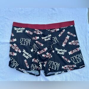 Tootsie Roll Let’s Roll! Boxer briefs Underwear Size XL Candy Chocolate